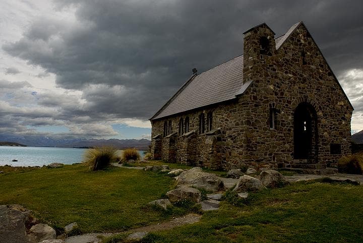 La chiesa del buon pastore a Tekapo